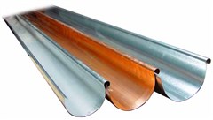 Klempířský prvek - Žlab 250mm titanzinek, délka 4bm Klempířský prvek - Žlab 250mm titanzinek, délka 4bm